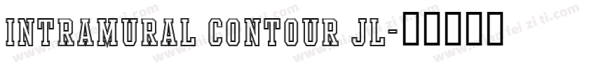 Intramural Contour JL字体转换